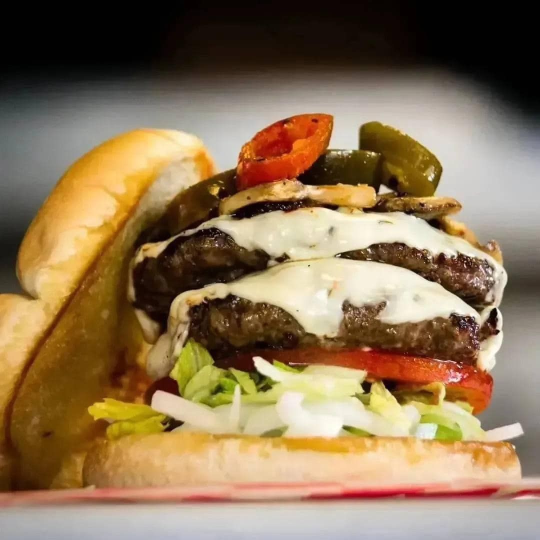 Burger With Three Patties