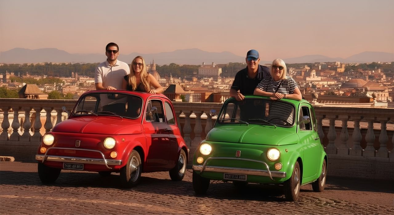 Fiat 500 Sunset Tour