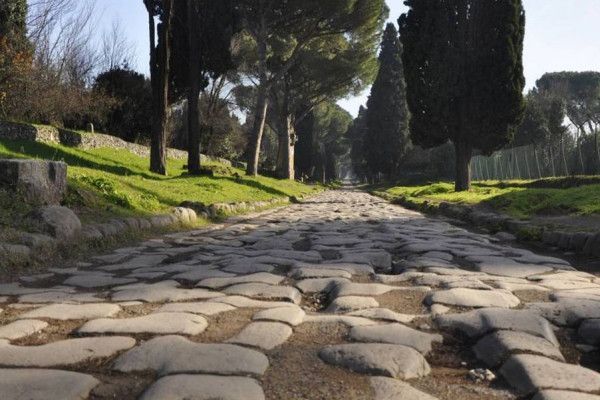 Ancient Appian Way and Catacombs of St. Callixtus Electric Bike Tour.