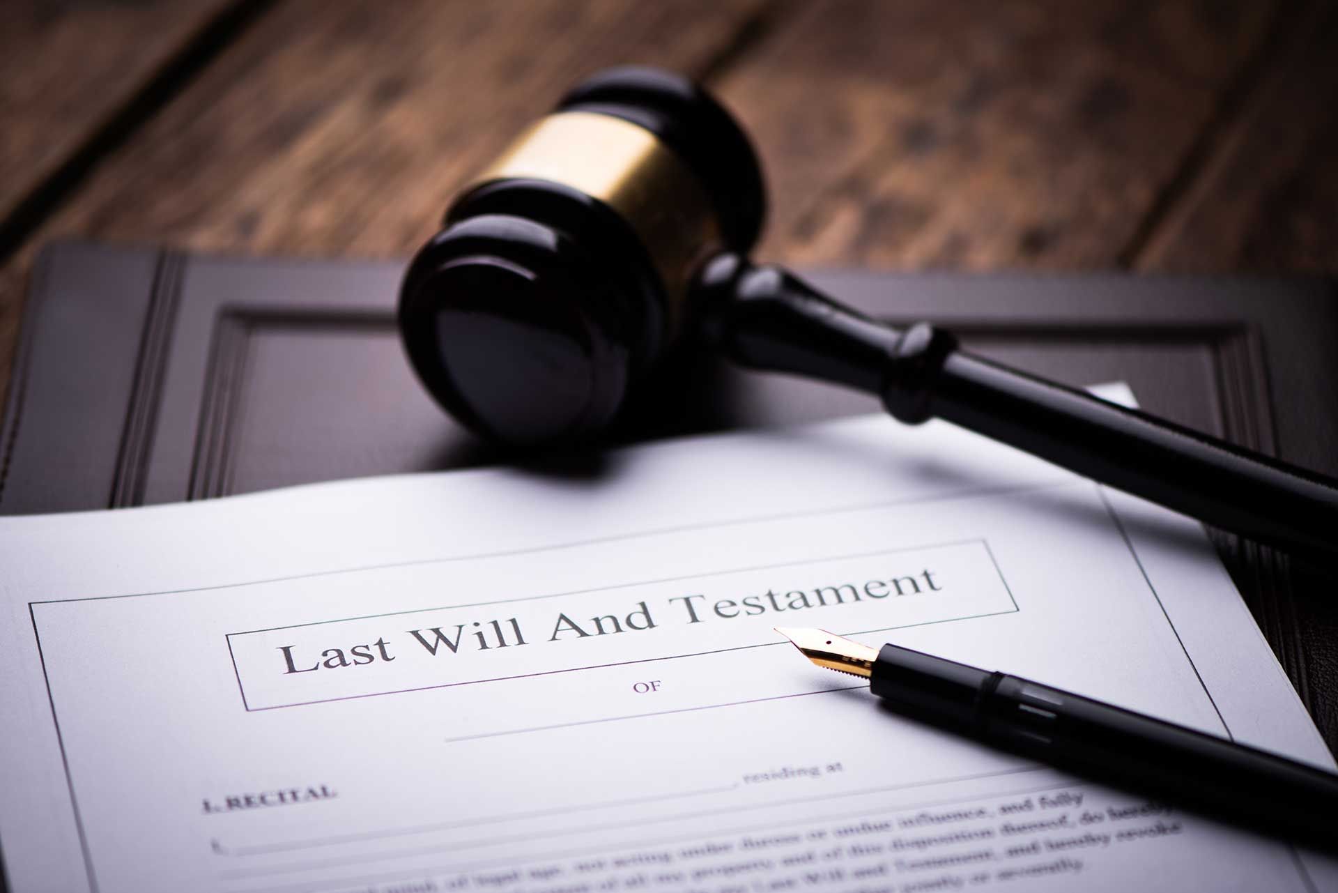 Will and testament document