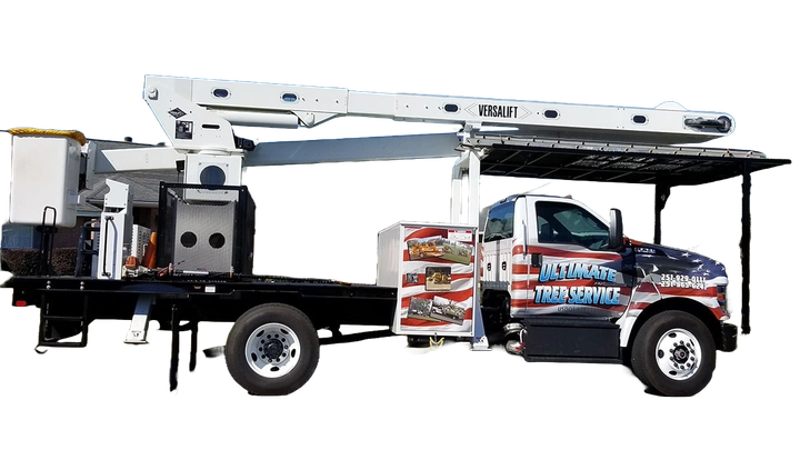 A white truck with an american flag painted on the side is parked on a white background. A white truck with an american flag painted on the side is parked on a white background.