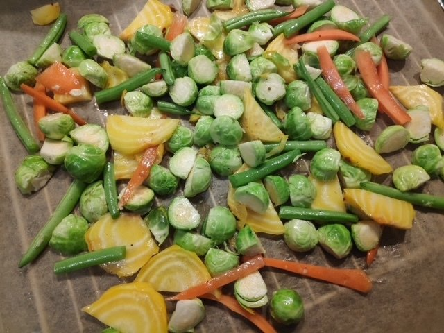 Een bakplaat met groenten is ideaal foodpreppen