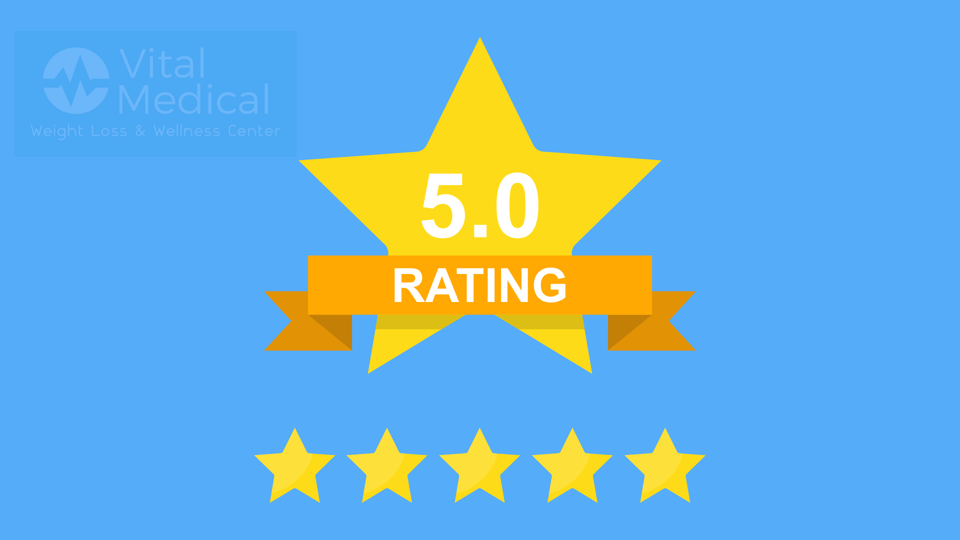 5-star review about weight loss injections at Vital Medical