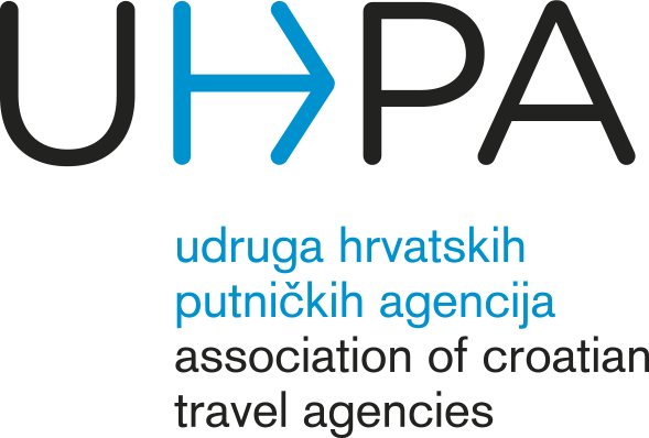 The logo for the association of croatian travel agencies