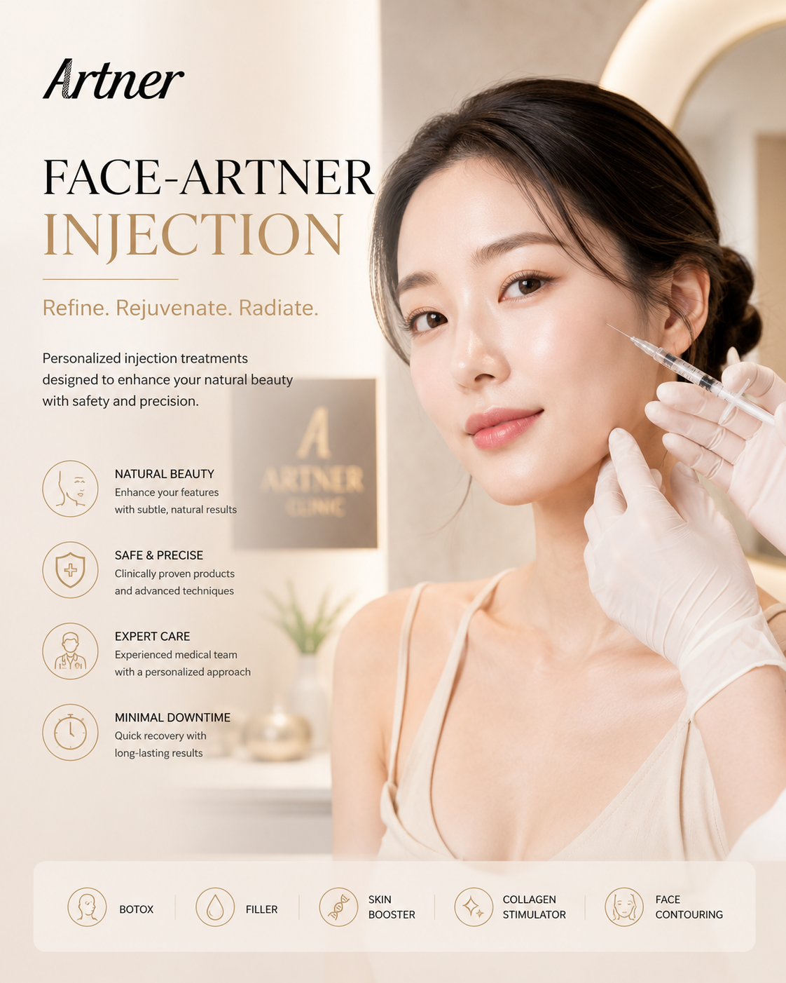 ARTNER Face Slimming signature for jawline and double chin, Cheongdam Gangnam