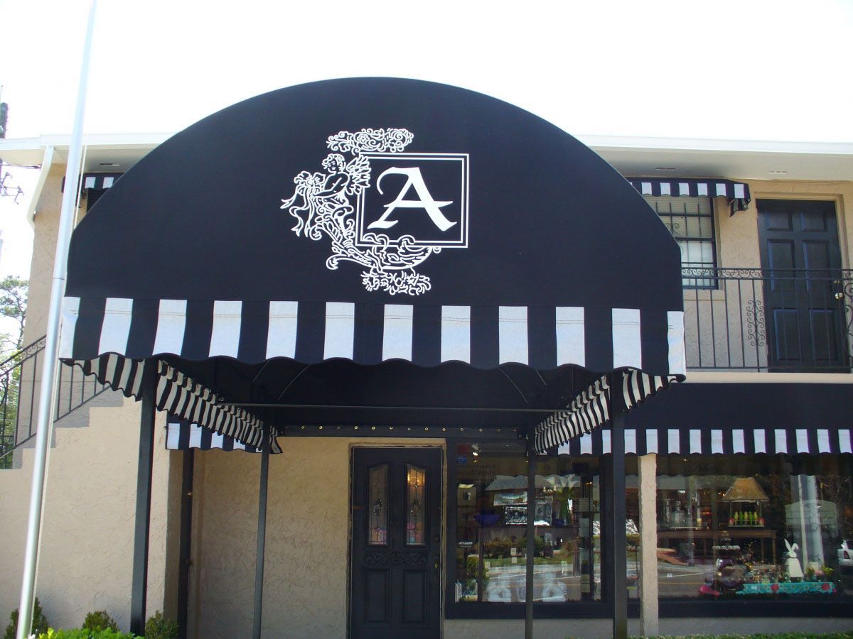 Canopies Walkway With Custom Sign - Jacksonville, FL - Boree Canvas Unlimited Canopies Walkway With Custom Sign - Jacksonville, FL - Boree Canvas Unlimited