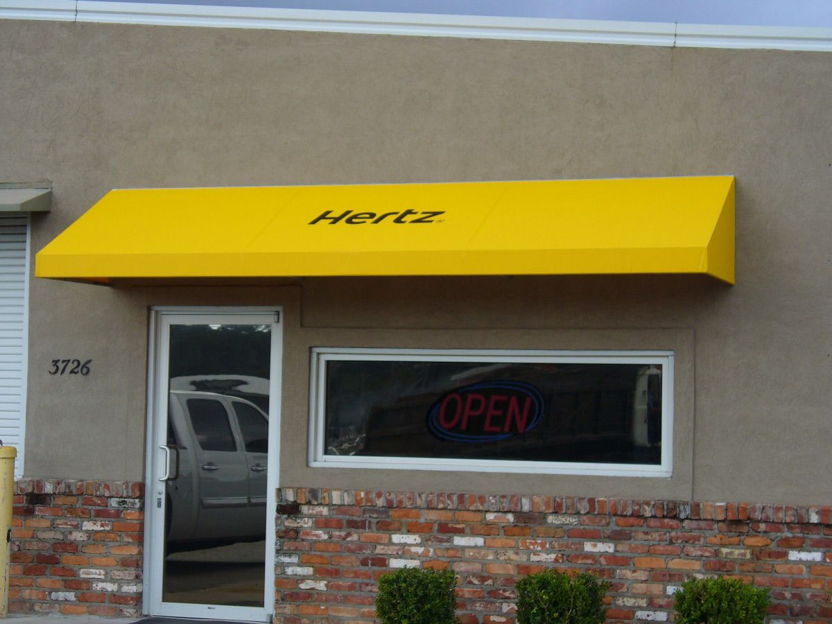 Yellow Awnings - Jacksonville, FL - Boree Canvas Unlimited