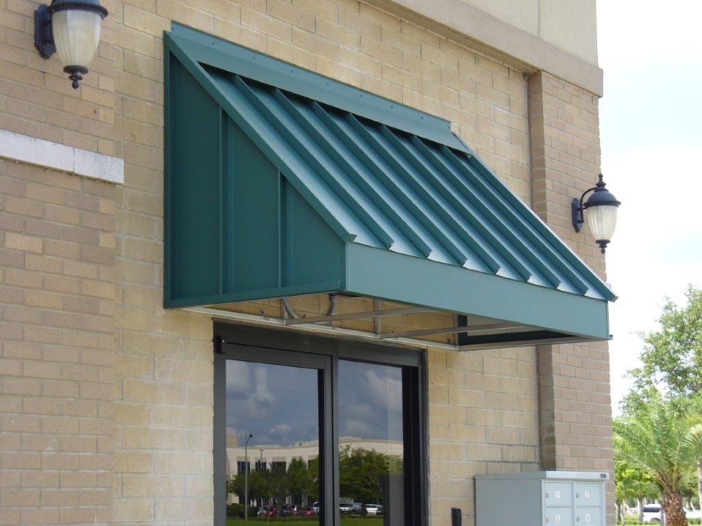 Green Metal Awnings - Jacksonville, FL - Boree Canvas Unlimited