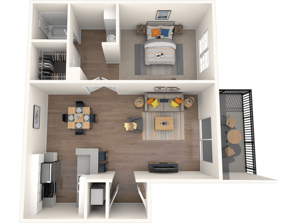 1 Bed | 1 Bath