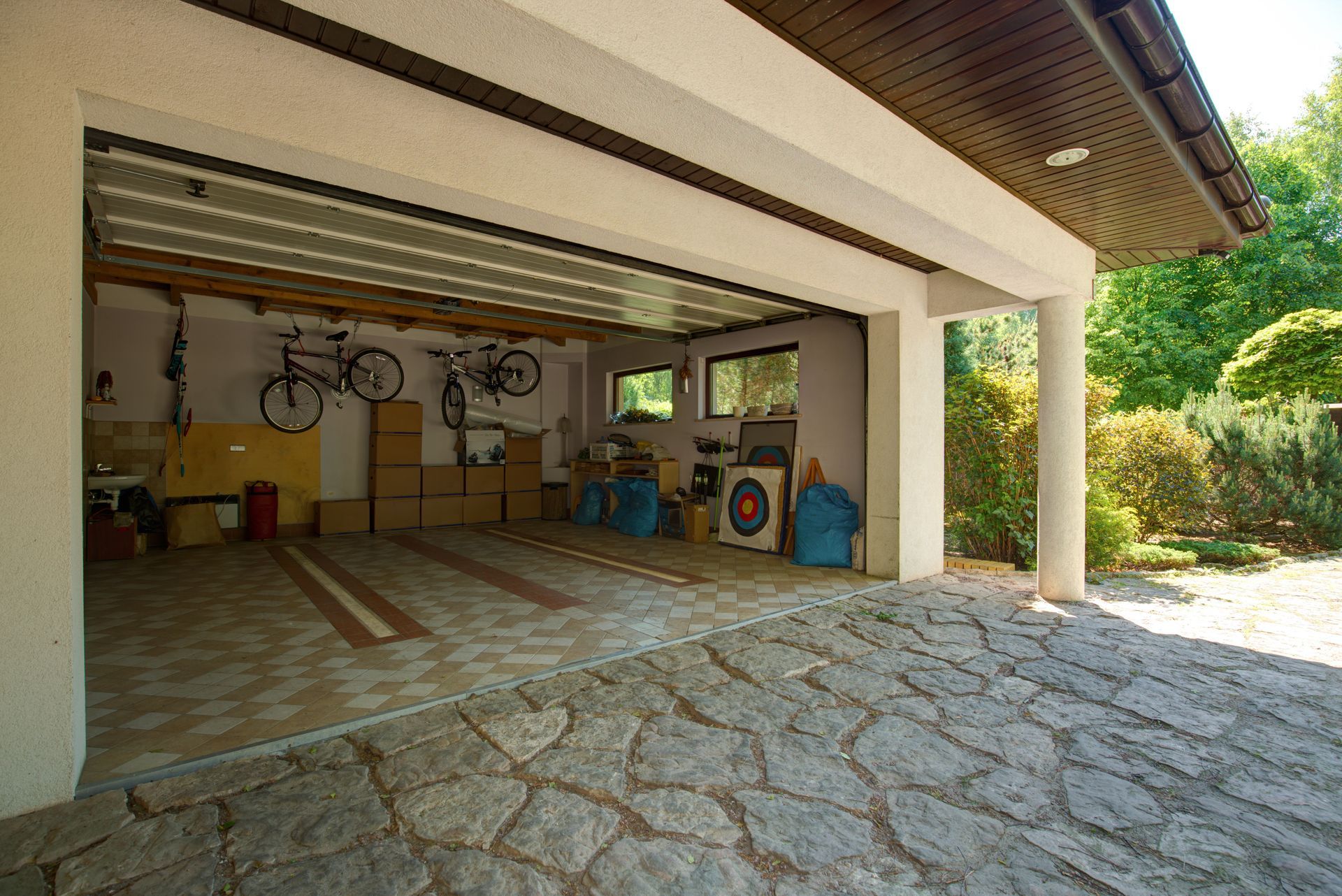 Organized garage after garage overhaul by Pinellas Family Junk Removal