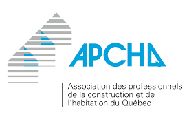 The logo for apcha association des professionnels de la construction et de l' habitation du quebec
