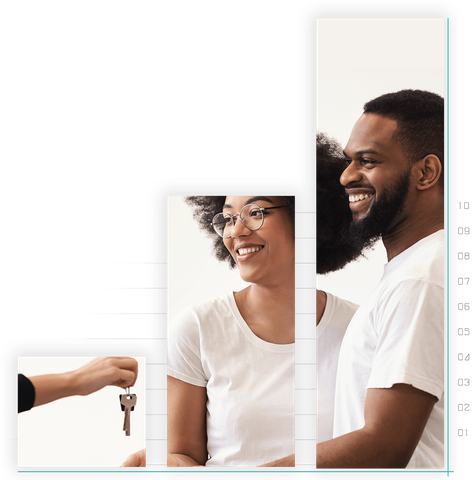Building financial gains Black couple are new homeowners