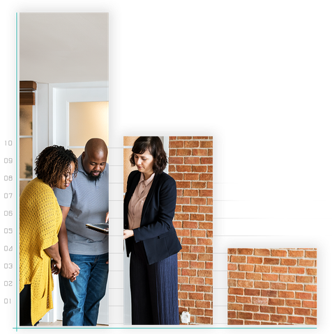 Stanford Strategy black couple working with a realtor