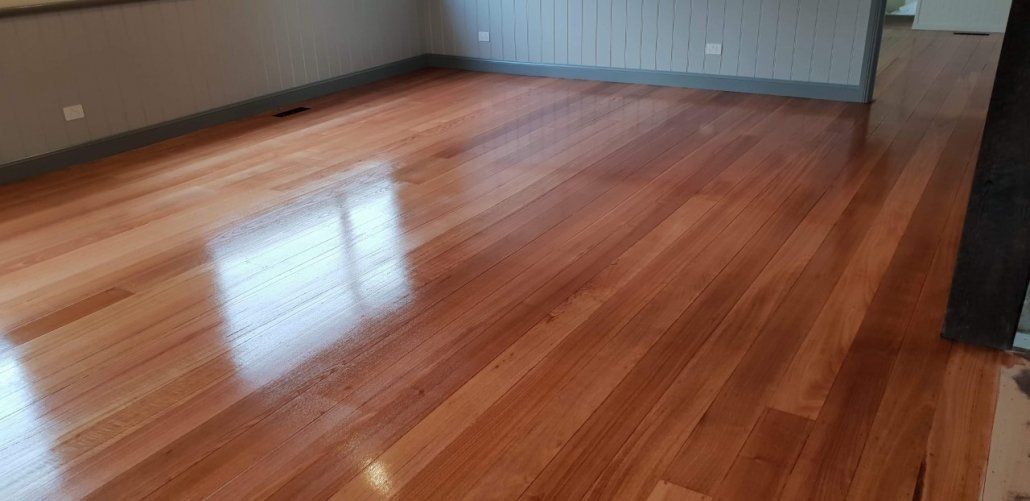 Small Room with Wood Flooring — Melbourne, VIC — Park Avenue Floors