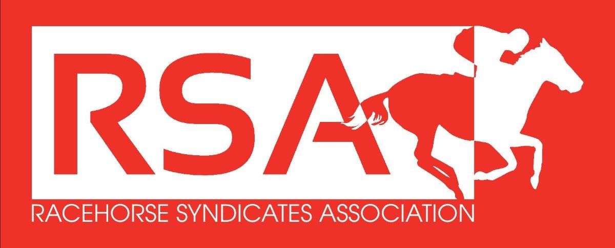 Red logo with white text