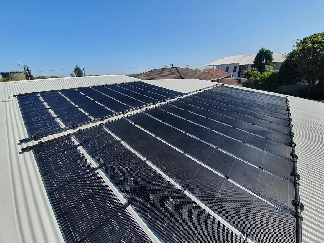 Rooftop Solar Panels Showing How Do Solar Panels Work Concept