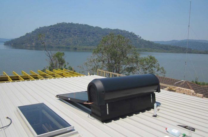 A Roof With a View of a Lake and Mountains — Solar Services in Gosford, NSW