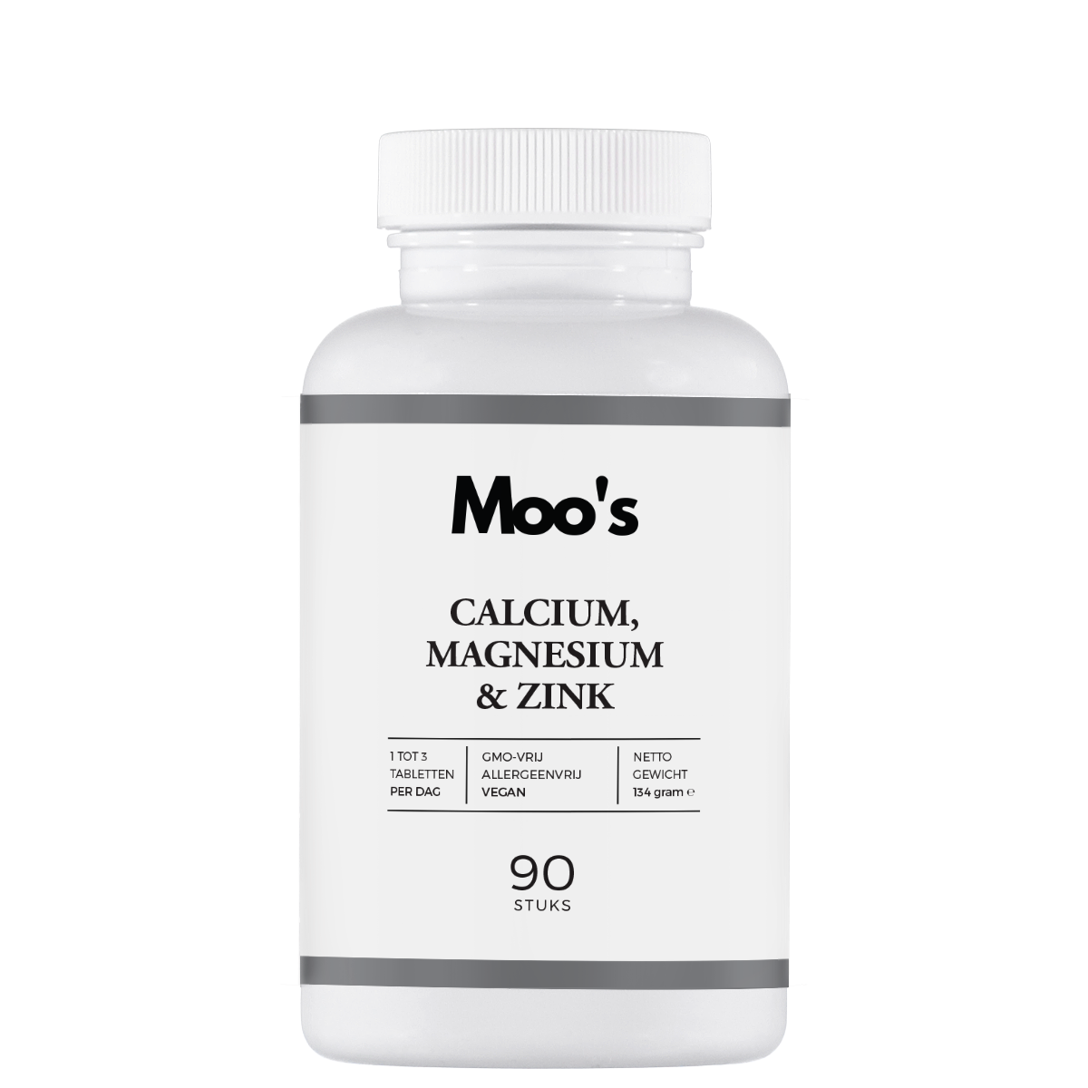 Afbeelding van Moo's Calcium supplement voor sterke botten en tanden.