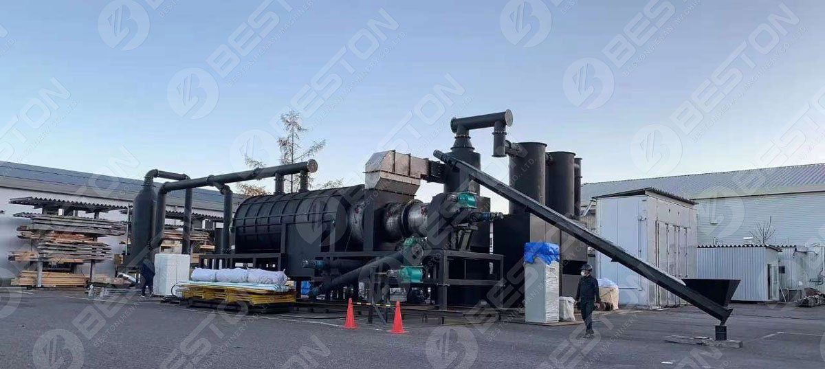 Quality Beston Bamboo Charcoal Machine for Sale