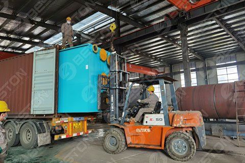 Waste Pyrolysis Machine Shipped to Saudi Arabia