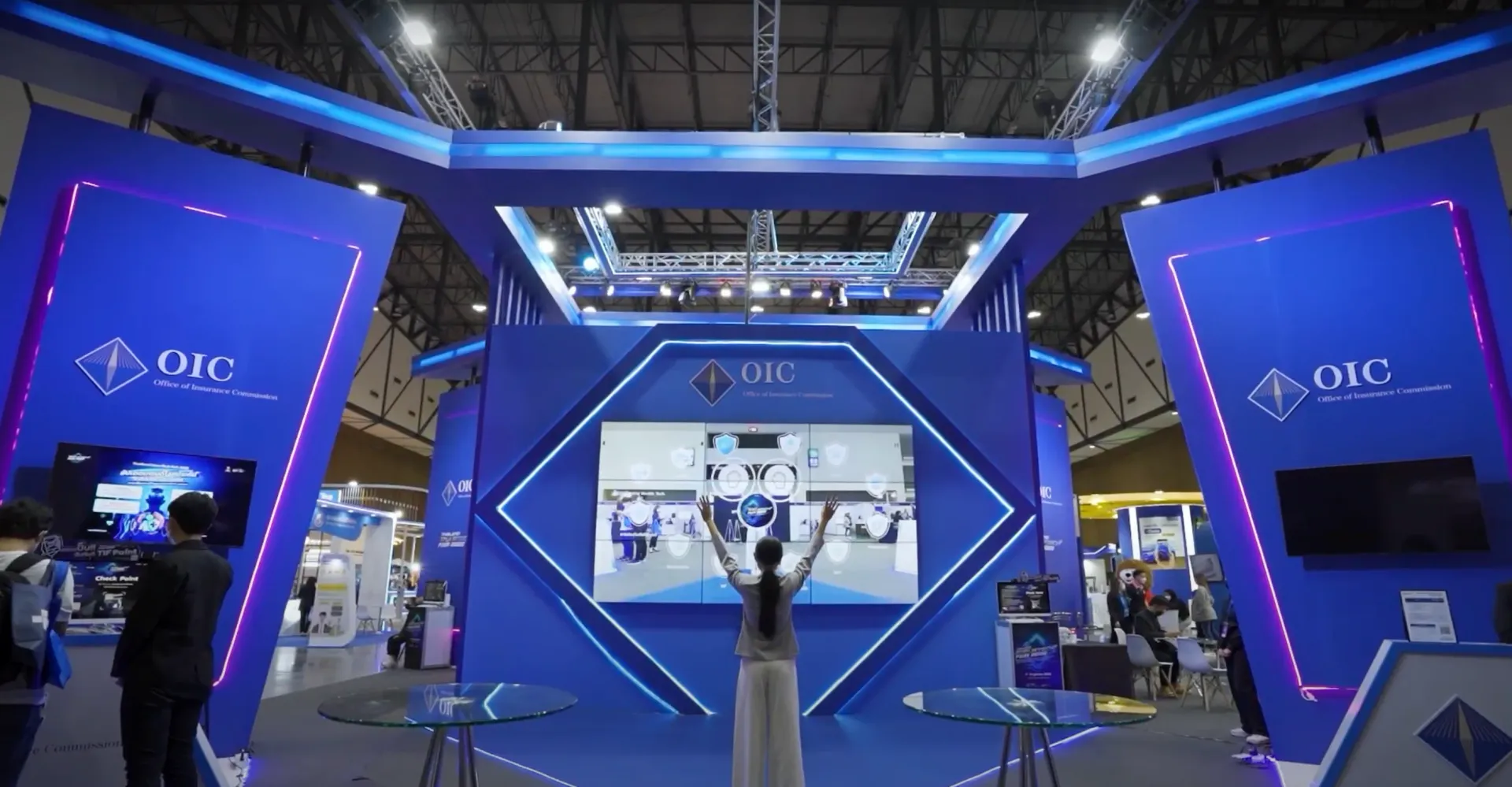 ซุ้มของ คปภ. ในงาน Thailand Insurtech Fair 2022
