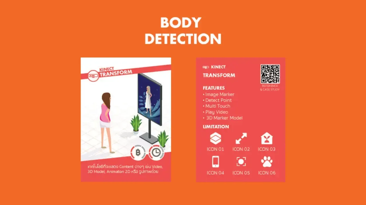 Body Detection เช่าอุปกรณ์อีเว้นท์ 
