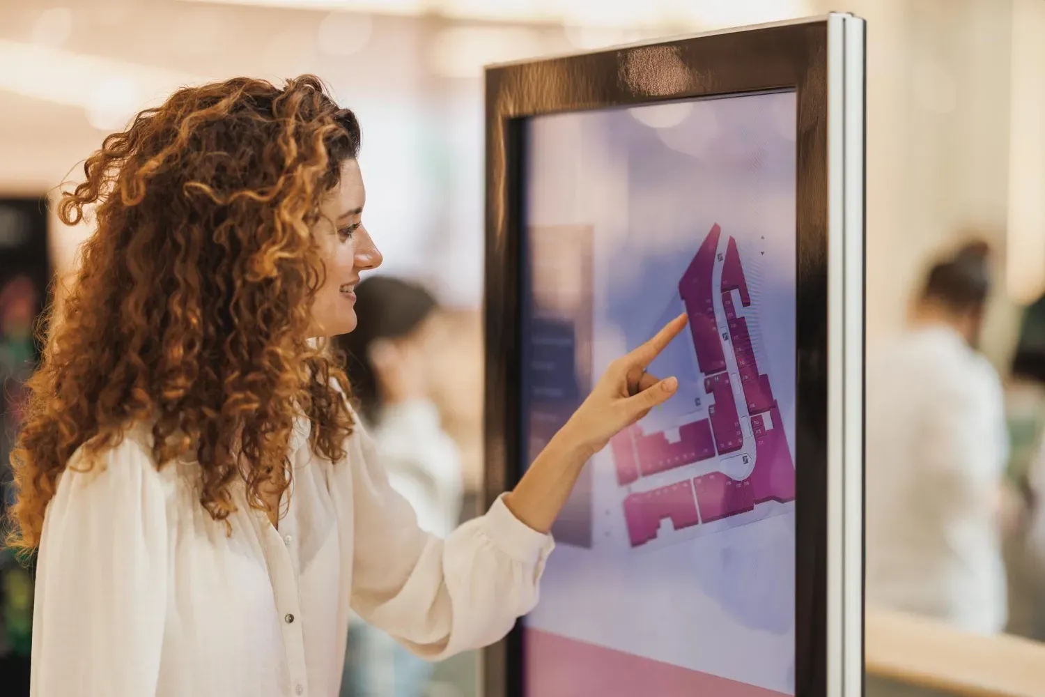 จอ Interactive Touchscreen (Kiosk) any i