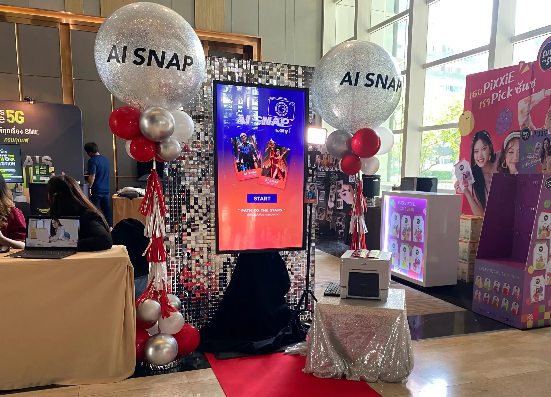 ภาพบรรยากาศภายในงาน Verse ด้วย AI SNAP by any i