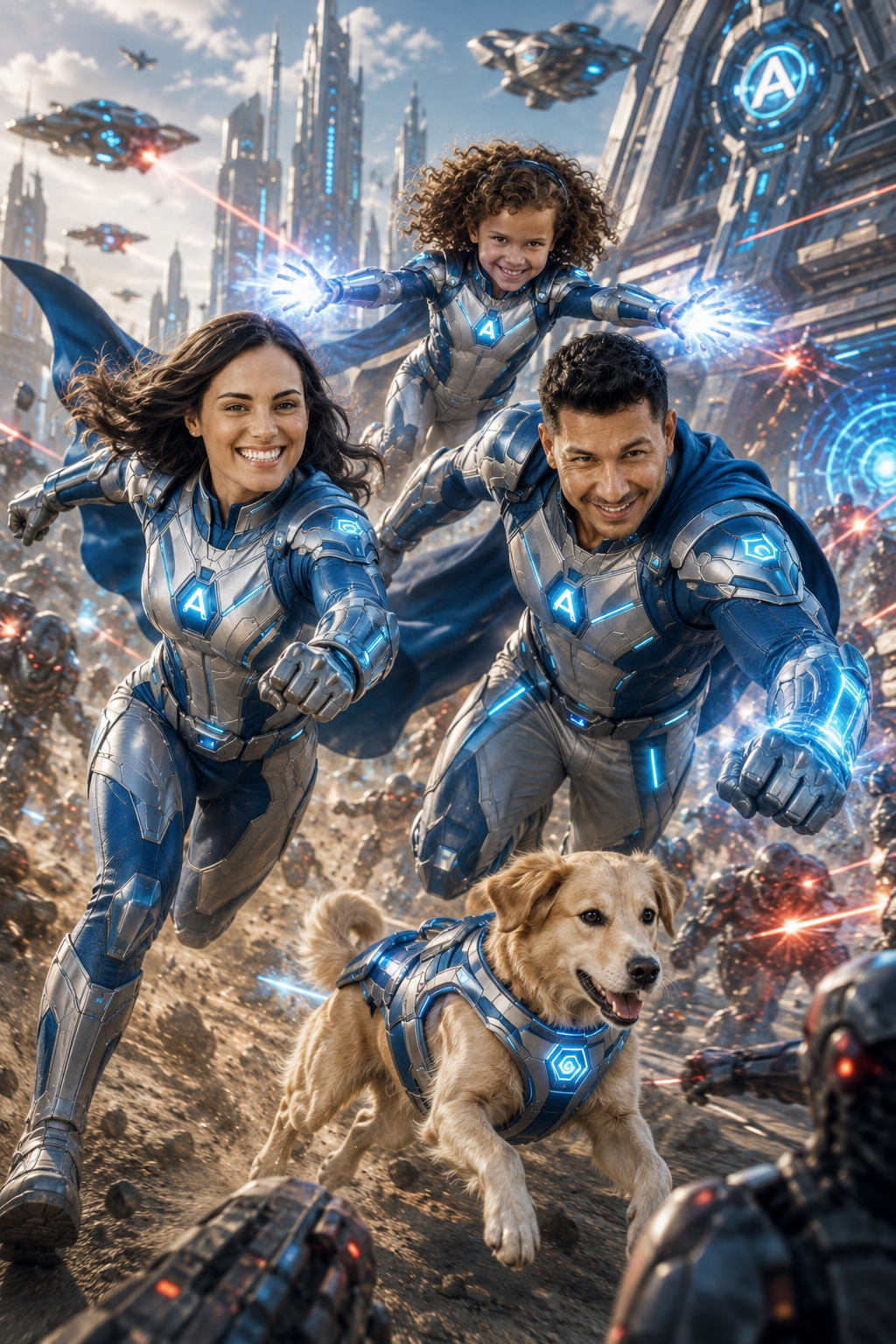 ภาพ AI Generated — Superhero Moment