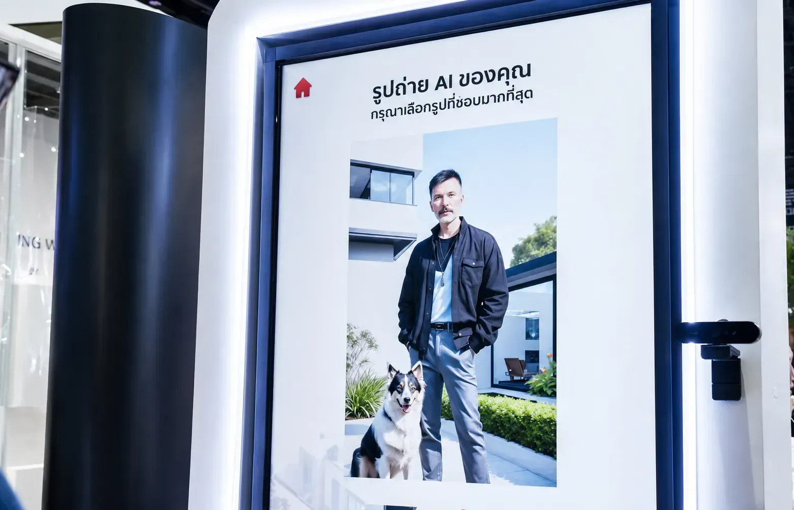 ภาพผลงาน AI House Design บ้านในฝันของผู้เข้าร่วมงานด้วยเทคโนโลยี AI SNAP โดยใช้กลยุทธ์ Hyper Personalization