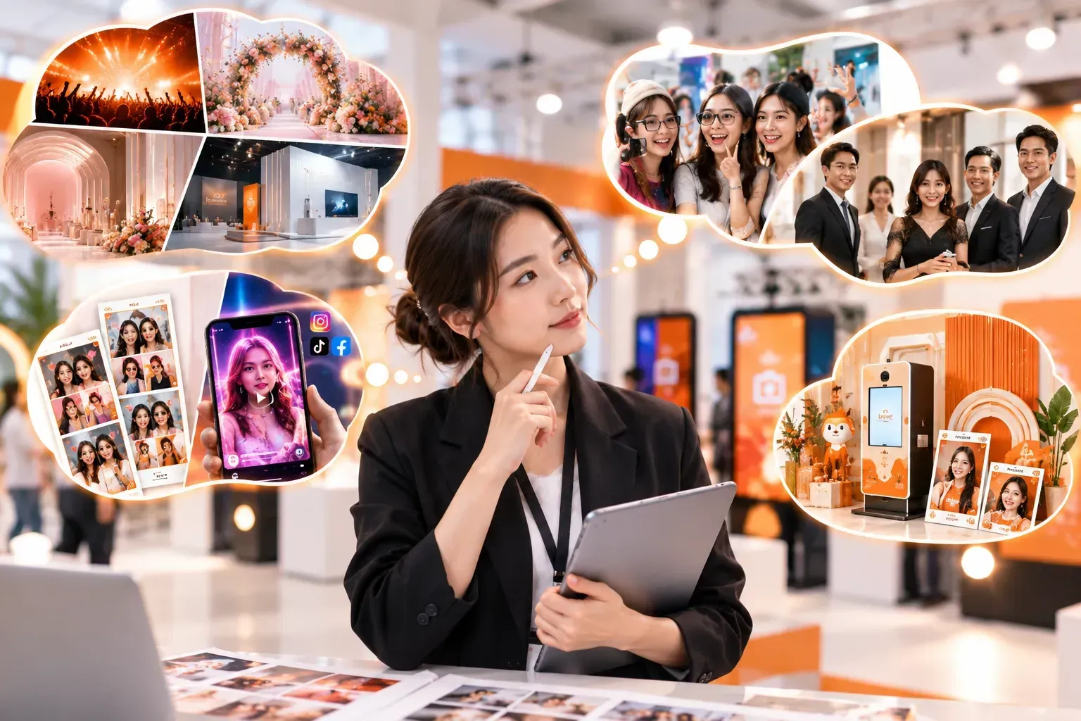 Organizer วางแผนเลือกตู้ถ่ายรูป AI ให้เหมาะกับคอนเซปต์ กลุ่มผู้ร่วมงาน และรูปแบบงานอีเวนต์