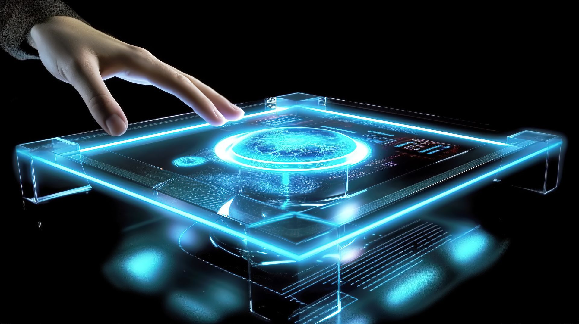 4. เทคโนโลยีโฮโลแกรม (Hologram) การฉายภาพเหมือนจริง 360 องศา