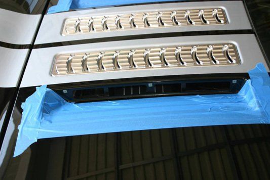 Image of vent installation on Ford GT.