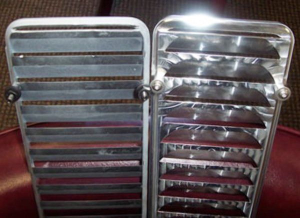 A pair of metal top vents.