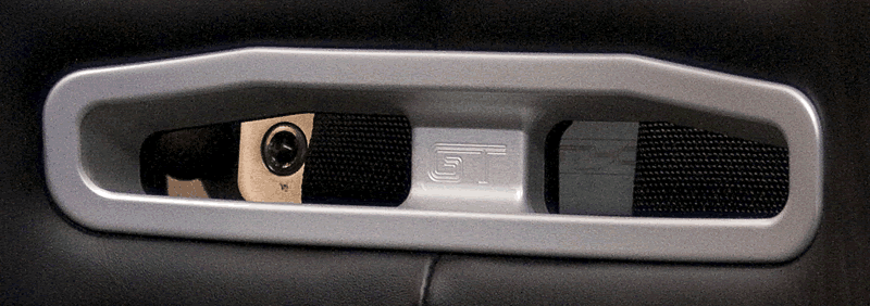 Picture of a Ford GT Billet Upper Seat Insert with GT etching