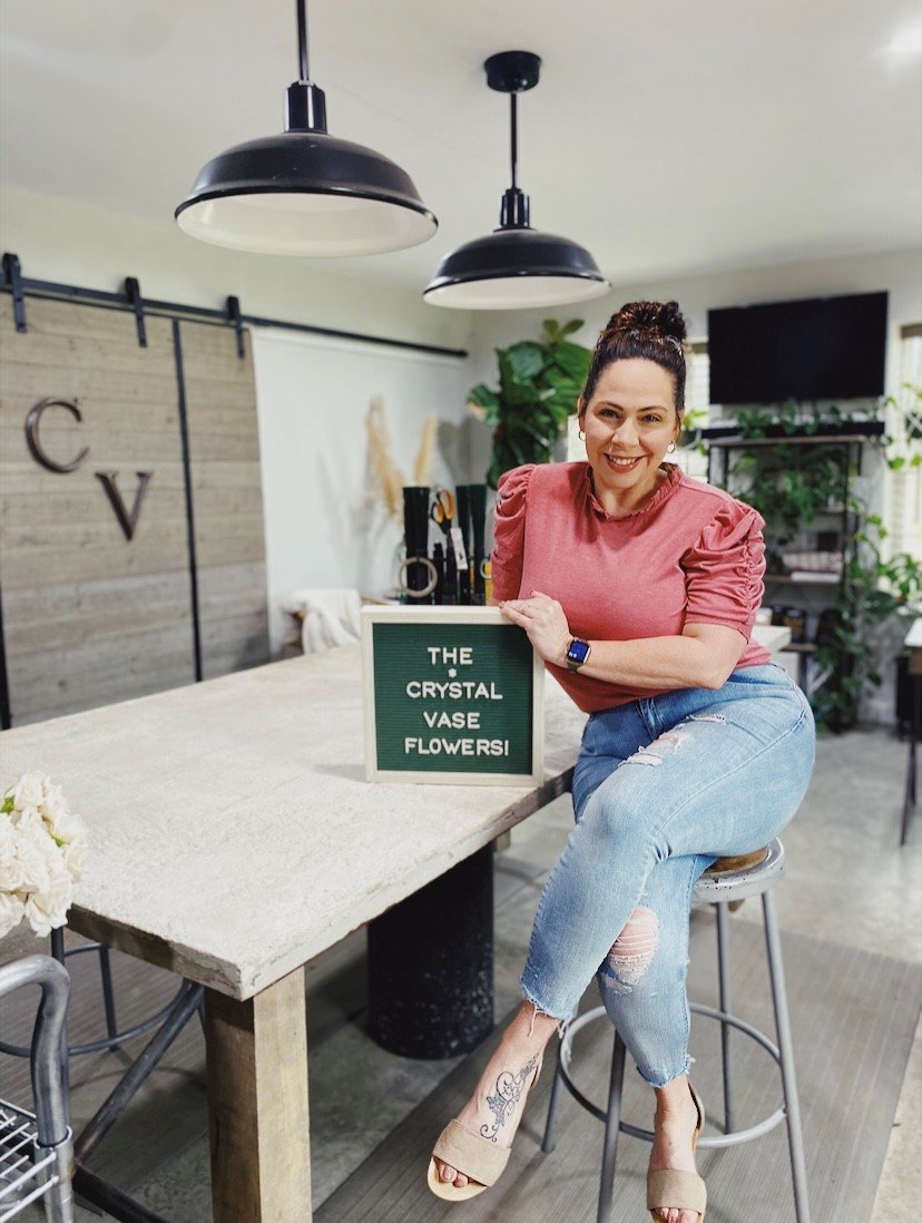 Floral Designs & Arrangements Hammond, LA Crystal Vase Flowers & Gifts