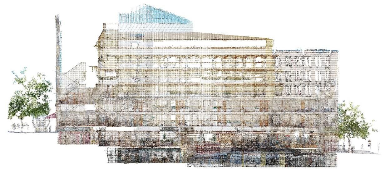 Rydges Hotel, The Rocks (point cloud section)