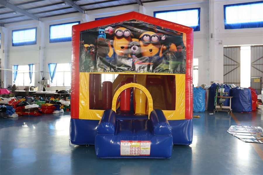 MINIONS 5IN1 COMBO 3X3M WITH SLIDE POP AND BASKETBALL HOOP AND MORE 