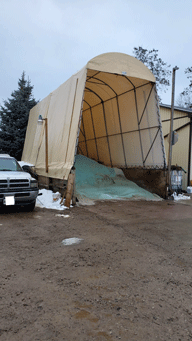 cover-tech portable rv shelter reviews for covering salt