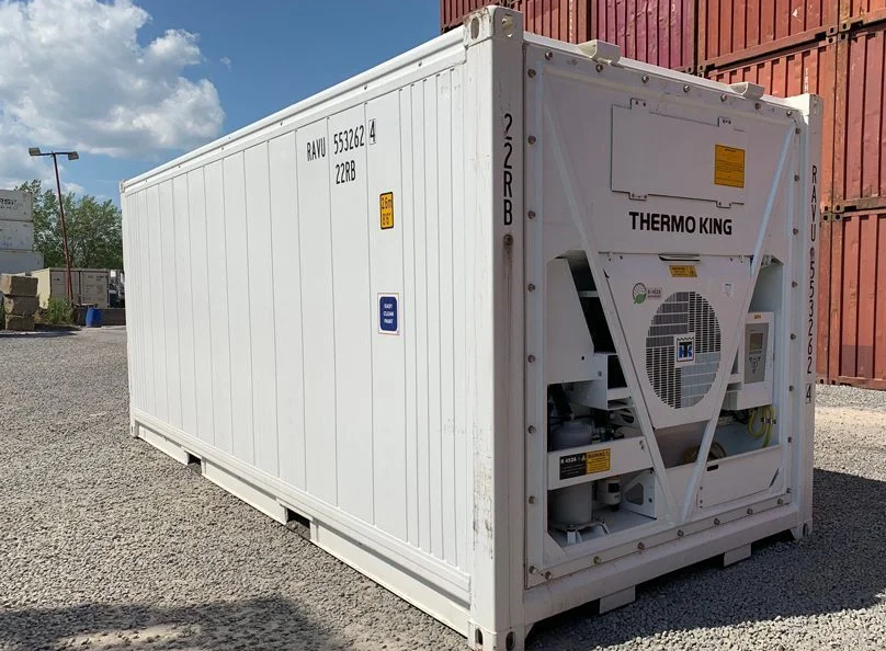 Cover-Tech White refrigerated shipping container,