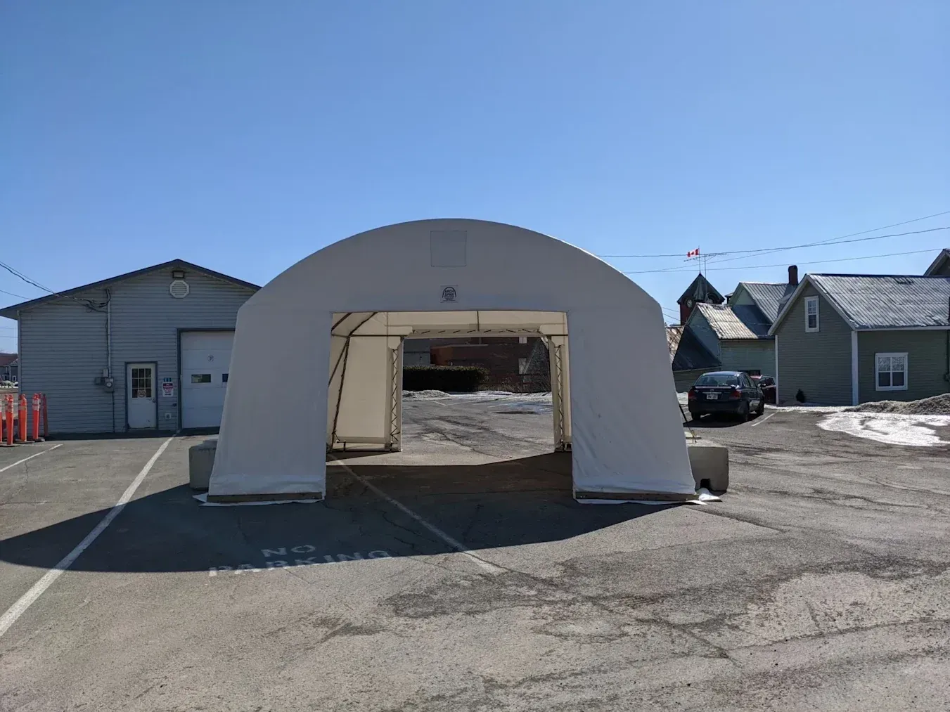 medical tents and storage for hospital