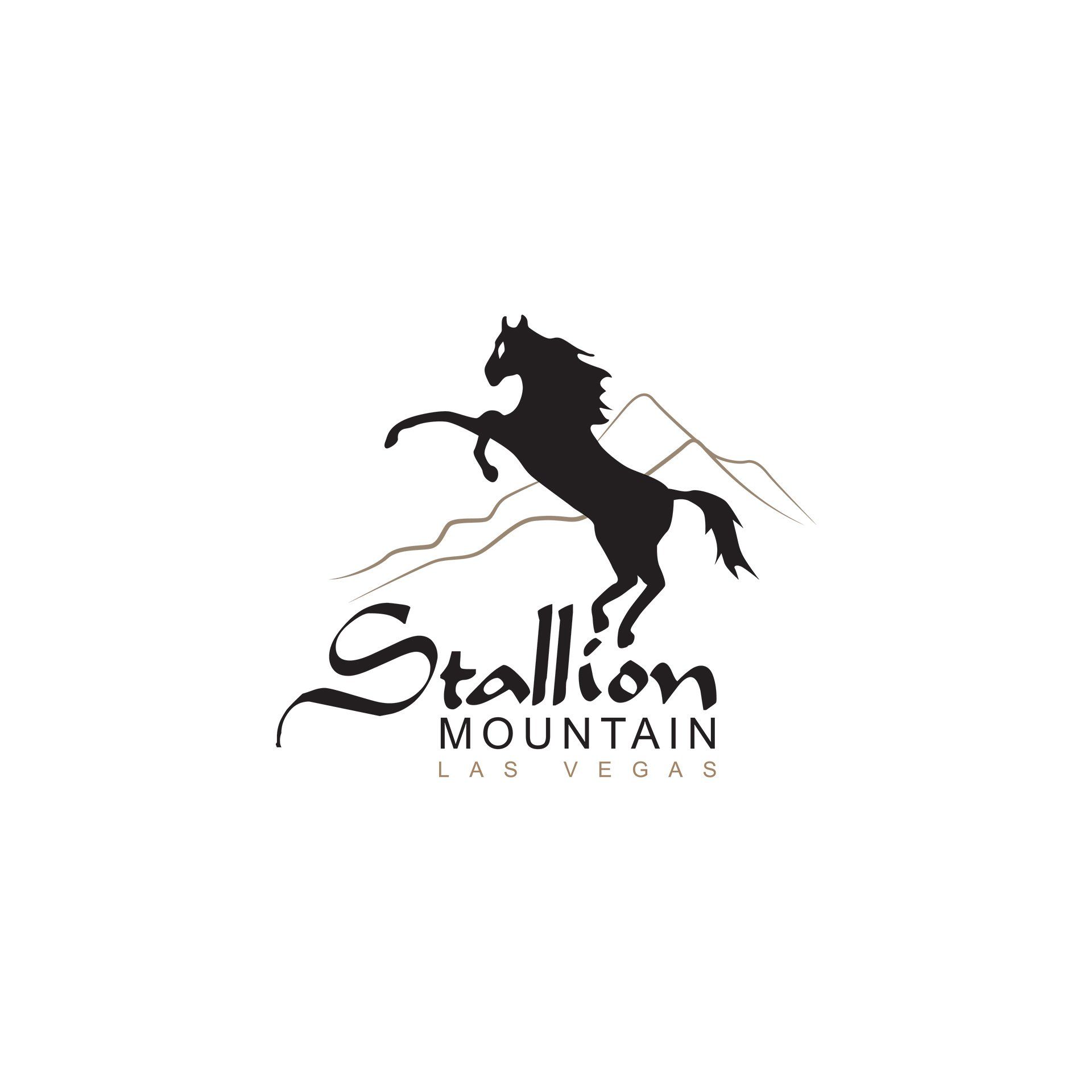 Silhouette of a rearing horse with 