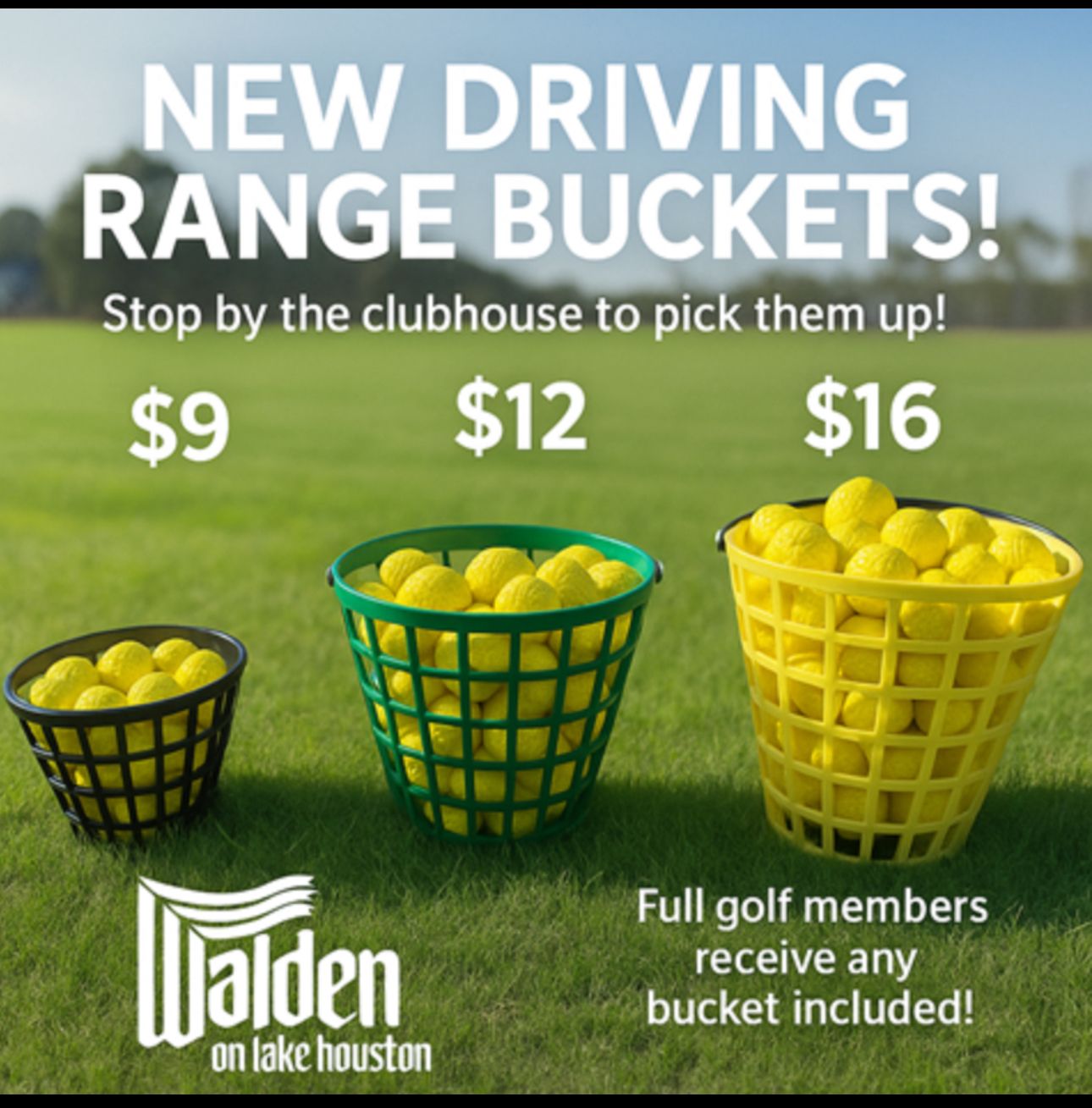 Range Buckets with various values.