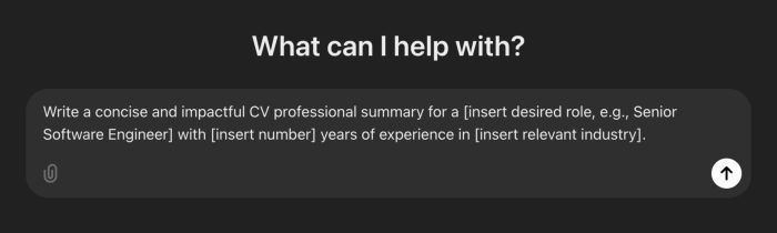 A black background with white text that says what can i help with