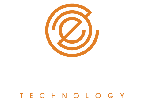 A logo for a company called technology with a circle in the middle.