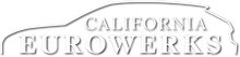 California Eurowerks logo in gray, with a car silhouette above the text