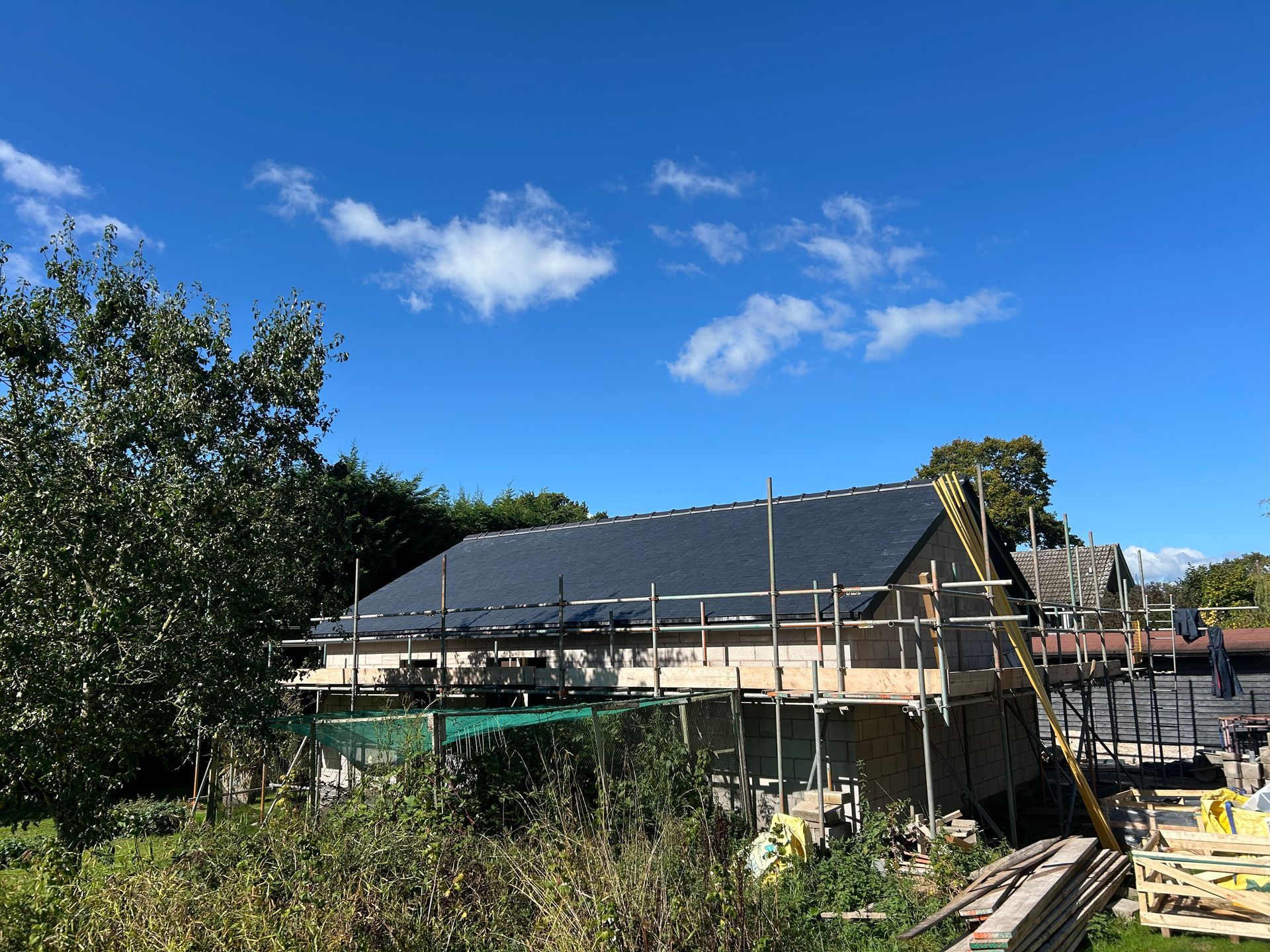 Quality slate roofing workmanship by a local Oswestry roofer