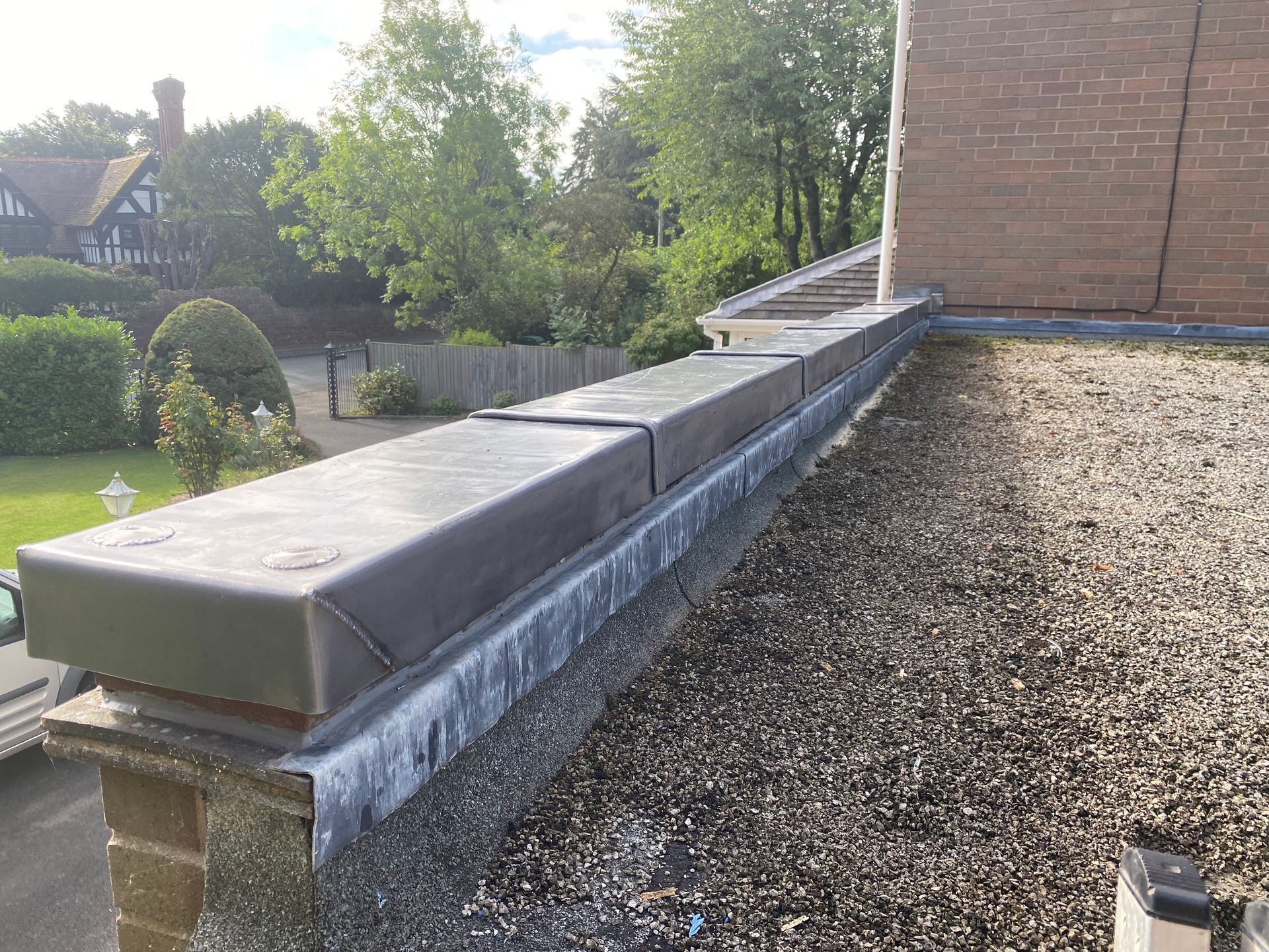 Traditional lead roofing work on a property in Shropshire