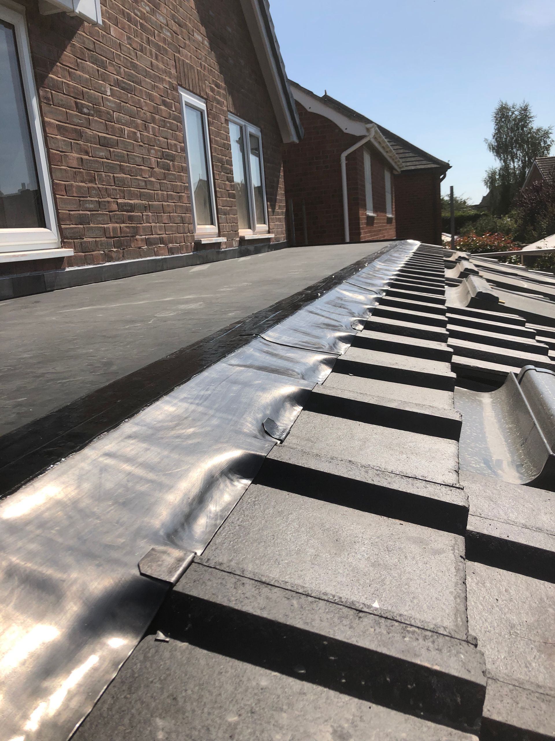 Lead flashing repair and replacement work in Shropshire
