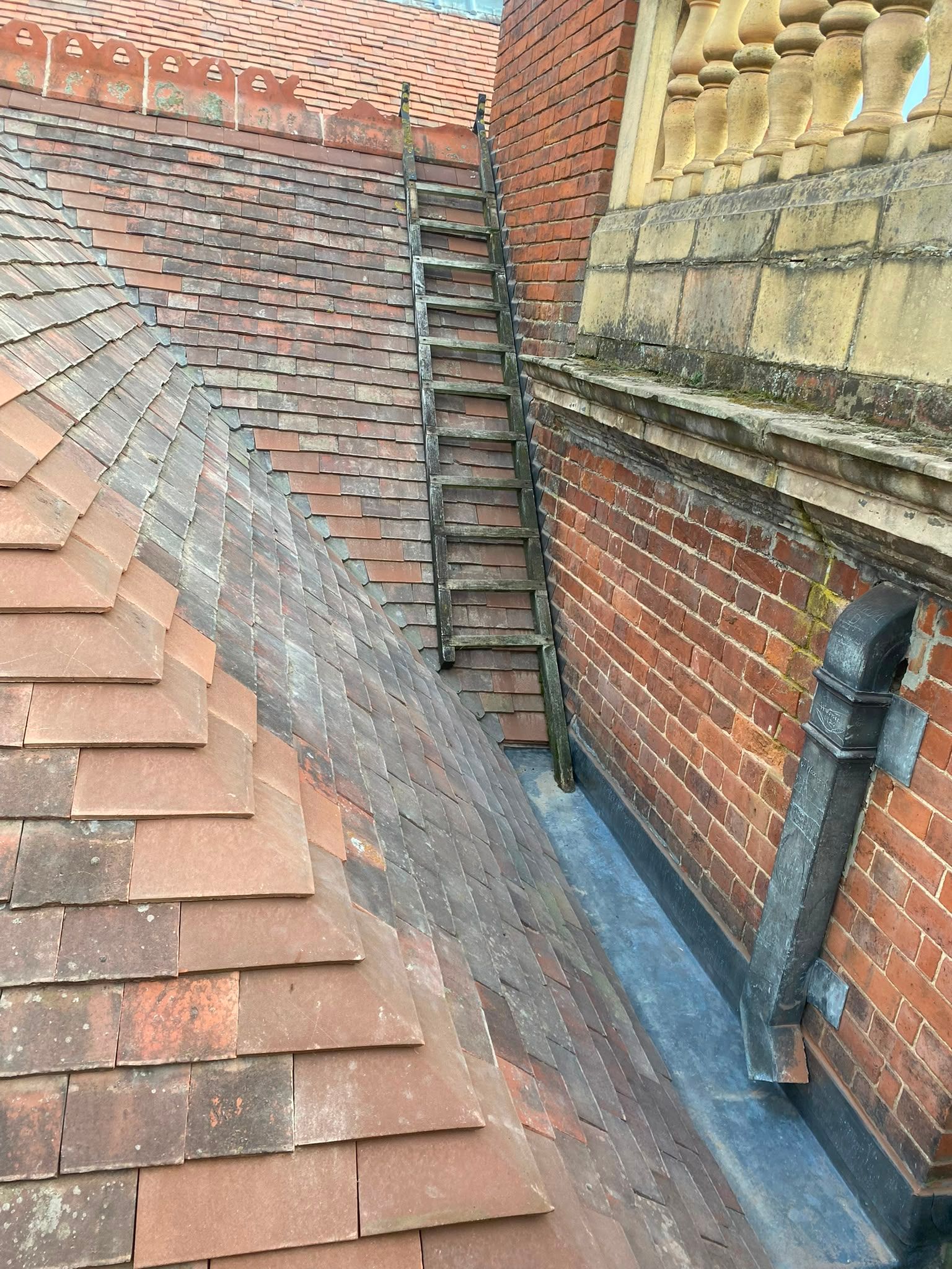 Tiled roof repair and replacement work in Oswestry